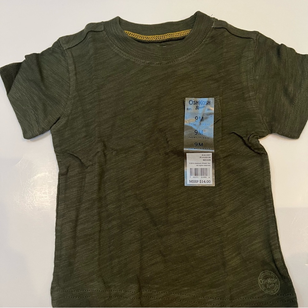 NWT Boy’s OshKosh Short Sleeve Pocket Tee